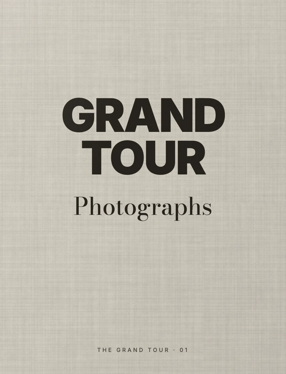 The Grand Tour, the book